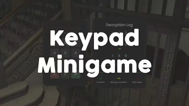 FREE Keypad Minigame