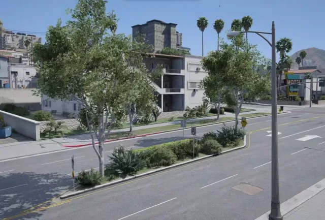 Road Vegetation around Map — screenshot 2