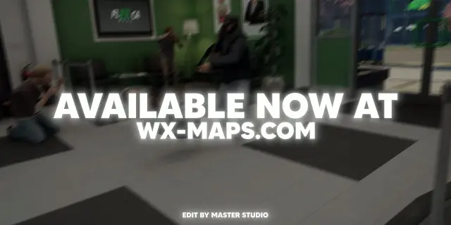 Fleeca Bank MLO for FiveM by WXMAPS — trailer outro over the bank lobby