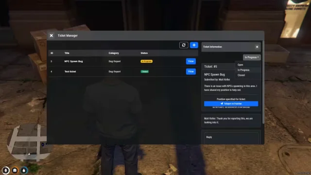 FREE In-game Ticket Manager