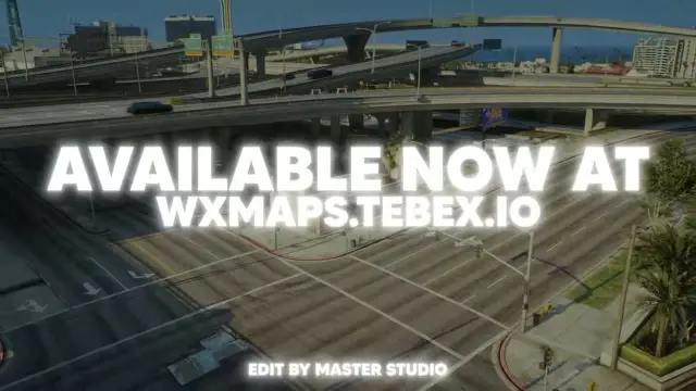 Freeway interchange near one of the three FiveM impound MLO locations