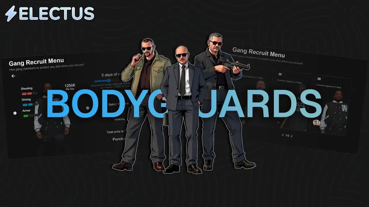 FREE Electus FiveM Bodyguard Script